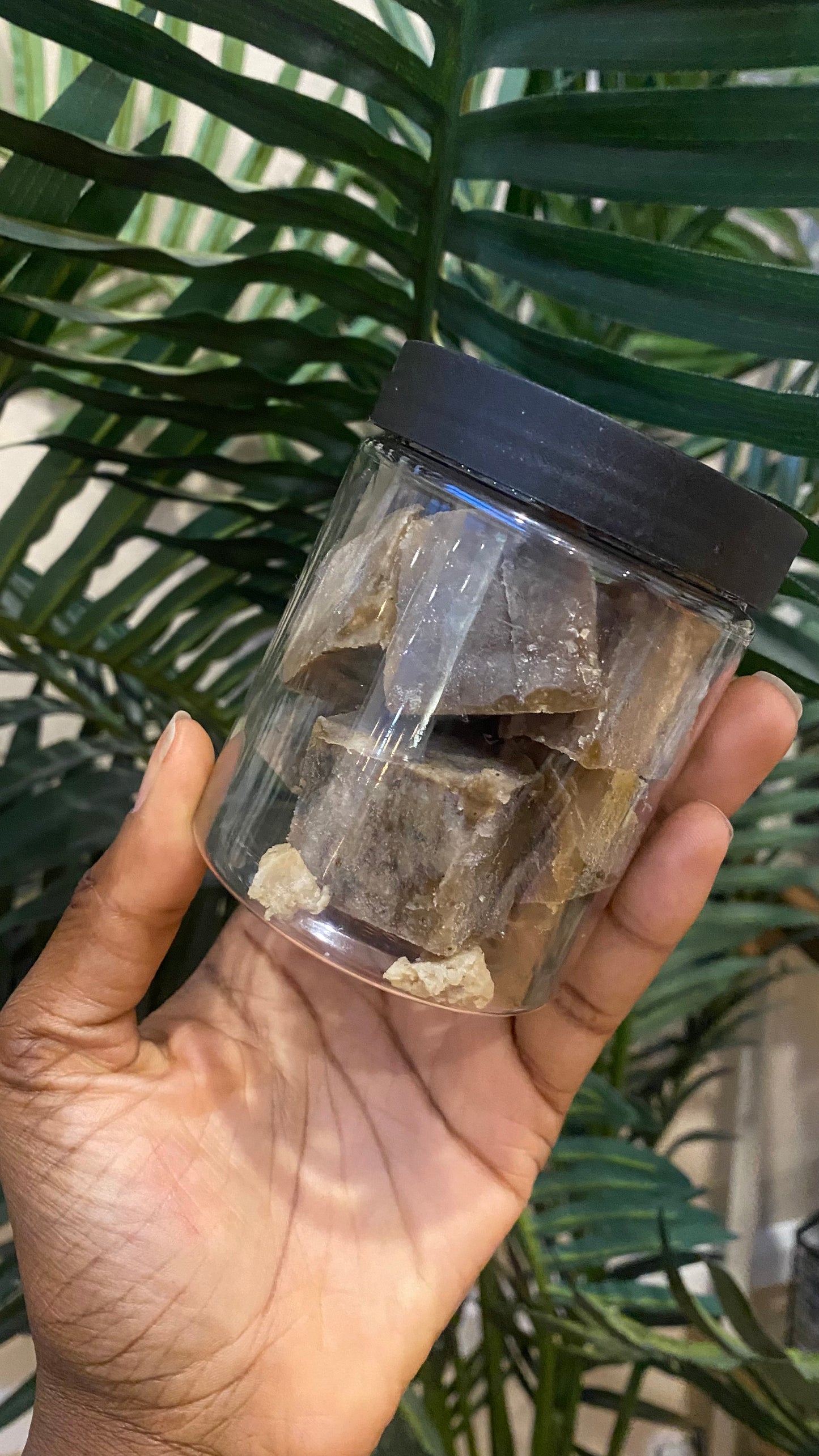 Authentic African Black Soap Jar